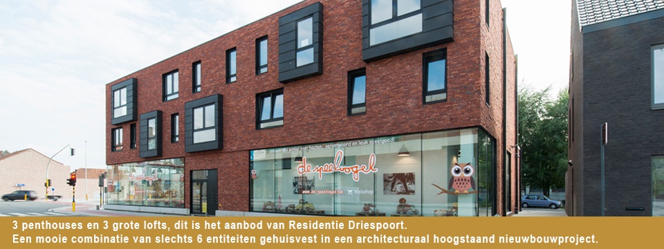 Residentie Driespoort - NOG SLECHTS 1 LOFT TE KOOP